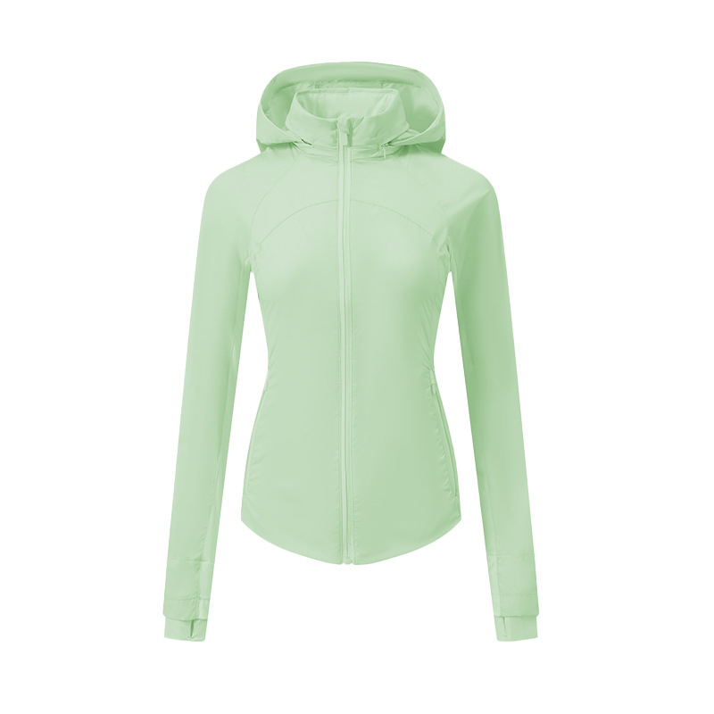 Ženska vanjska jakna otporna na vjetar – najlon, prozračna, odvodi vlagu, UV zaštita UPF50+