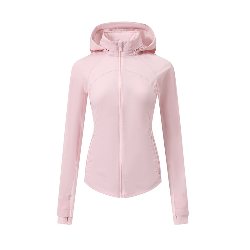 Ženska vanjska jakna otporna na vjetar – najlon, prozračna, odvodi vlagu, UV zaštita UPF50+