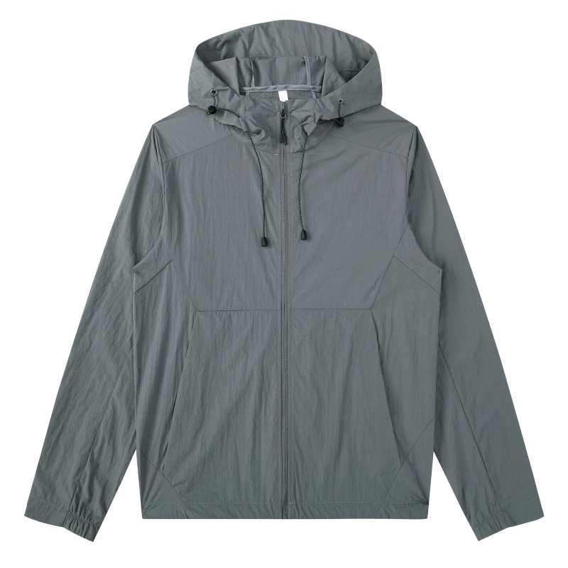 Unisex windbreaker jakna – UPF50+ UV zaštita, najlon tkanina, kapuljača, vodootporna, ultra lagana, pogodna za putovanja, šetnje i sport