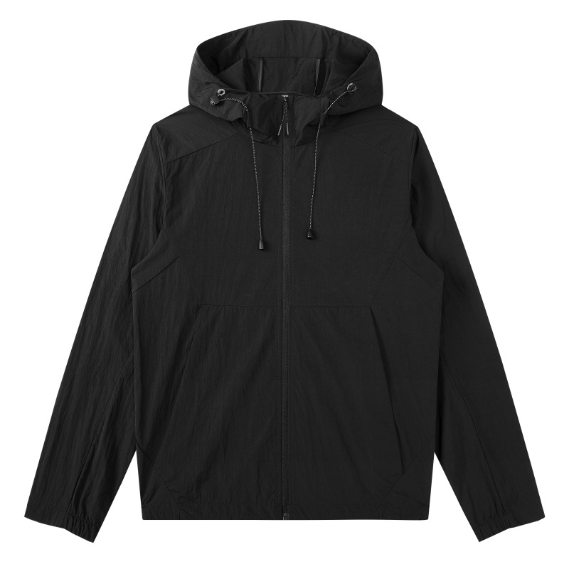Unisex windbreaker jakna – UPF50+ UV zaštita, najlon tkanina, kapuljača, vodootporna, ultra lagana, pogodna za putovanja, šetnje i sport