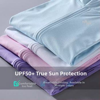 Letná bunda s UV ochranou UPF50+, priedušná a rýchloschnúca, materiál spandex, kapucňa (odnímateľná), ideálna na turistiku, kempovanie a cyklistiku