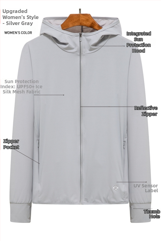 Letná bunda s UV ochranou UPF50+, priedušná a rýchloschnúca, materiál spandex, kapucňa (odnímateľná), ideálna na turistiku, kempovanie a cyklistiku