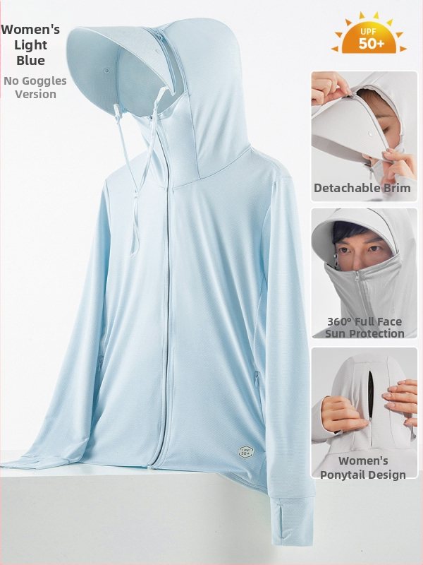 Letná bunda s UV ochranou UPF50+, priedušná a rýchloschnúca, materiál spandex, kapucňa (odnímateľná), ideálna na turistiku, kempovanie a cyklistiku