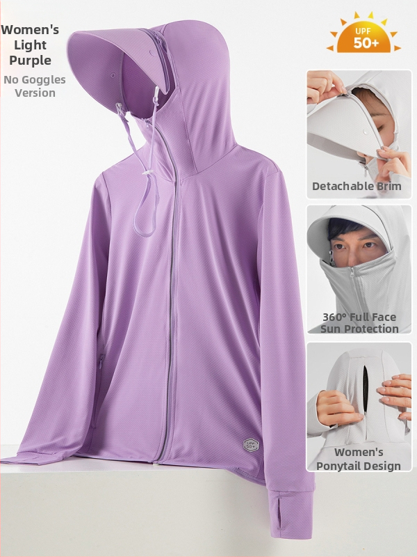 Letná bunda s UV ochranou UPF50+, priedušná a rýchloschnúca, materiál spandex, kapucňa (odnímateľná), ideálna na turistiku, kempovanie a cyklistiku