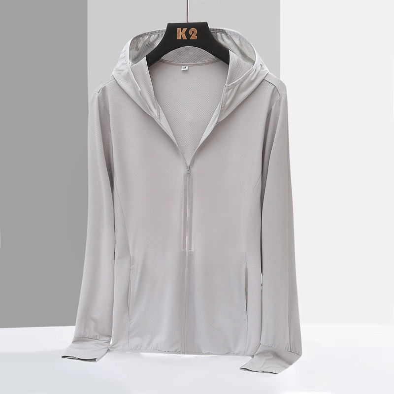 Jakna s UV zaštitom i kapuljom — prozračna, otporna na vjetar, od poliesterskih vlakana