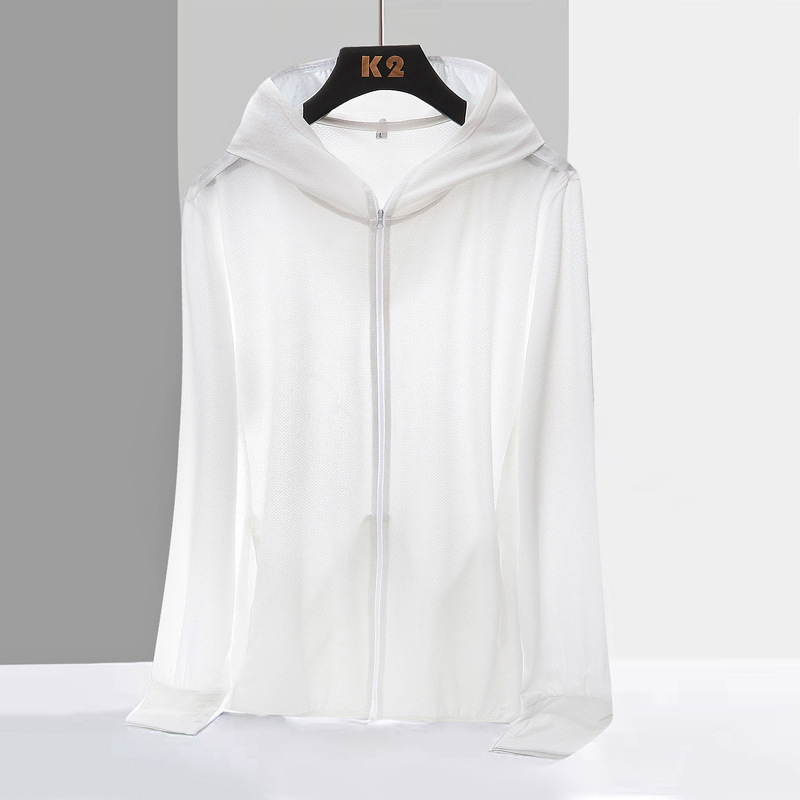 Jakna s UV zaštitom i kapuljom — prozračna, otporna na vjetar, od poliesterskih vlakana