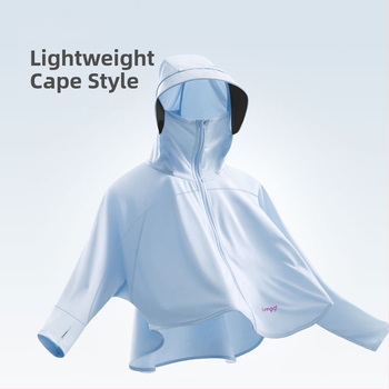 Ženska jakna s kapuljacom za zaštitu od sunca UPF99+, prozračni poliester, univerzalni gradski stil, proljeće 2024