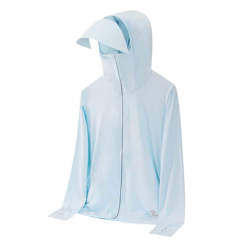 UPF50+ windbreaker za muškarce i žene, lagan i prozračan, s velikim obodom, Ice Silk tkanina