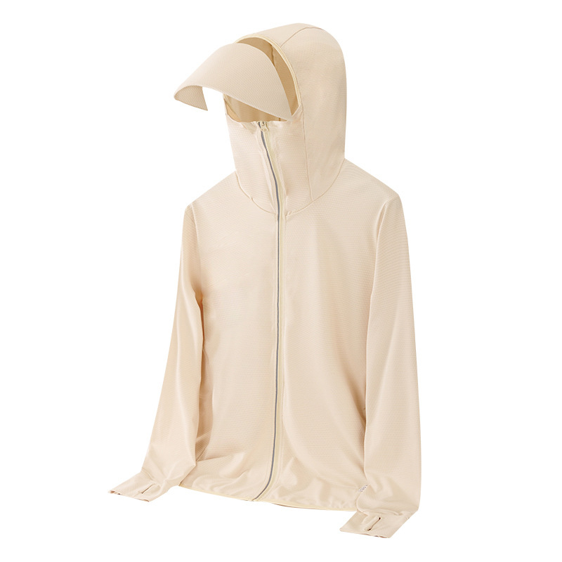 UPF50+ windbreaker za muškarce i žene, lagan i prozračan, s velikim obodom, Ice Silk tkanina