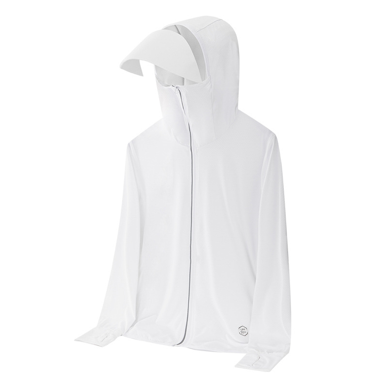 UPF50+ windbreaker za muškarce i žene, lagan i prozračan, s velikim obodom, Ice Silk tkanina