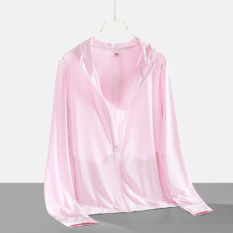 Vanjska windbreaker jakna s kapuljom, UV zaštita UPF50+, dugi rukavi, lagana smjesa sintetičkih vlakana (UPF50+, kapulja, dugi rukavi, lagana smjesa)