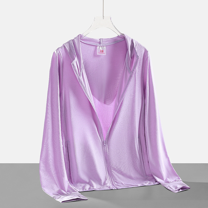Vanjska windbreaker jakna s kapuljom, UV zaštita UPF50+, dugi rukavi, lagana smjesa sintetičkih vlakana (UPF50+, kapulja, dugi rukavi, lagana smjesa)