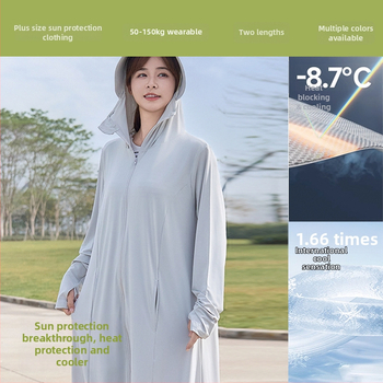 Γυναικεία ενδύματα UV προστασίας, άνετη εφαρμογή, μακριά μανίκια, πολυεστέρας 80–90%, UPF50+