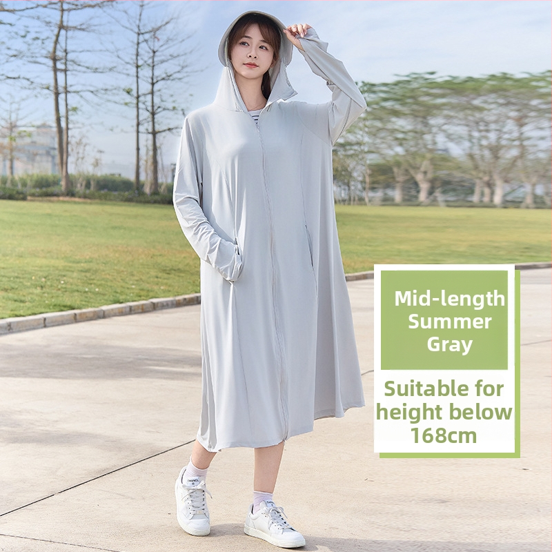 Γυναικεία ενδύματα UV προστασίας, άνετη εφαρμογή, μακριά μανίκια, πολυεστέρας 80–90%, UPF50+