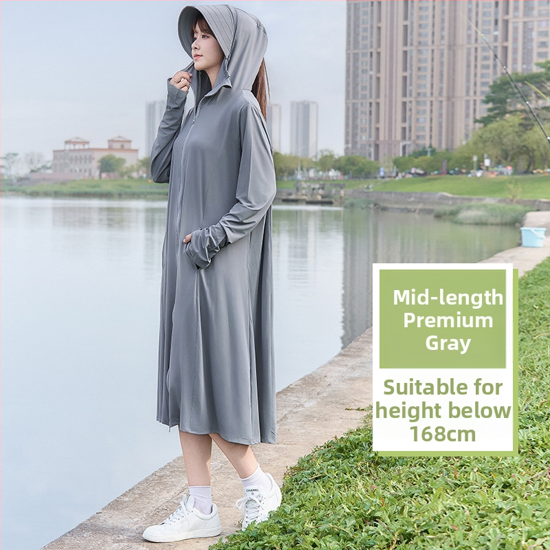 Γυναικεία ενδύματα UV προστασίας, άνετη εφαρμογή, μακριά μανίκια, πολυεστέρας 80–90%, UPF50+