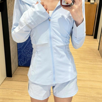 Sievietes kapucēta sporta jaka ar saules aizsardzību, vasara 2025, Lycra/Spandex audums, saturs 31-50%