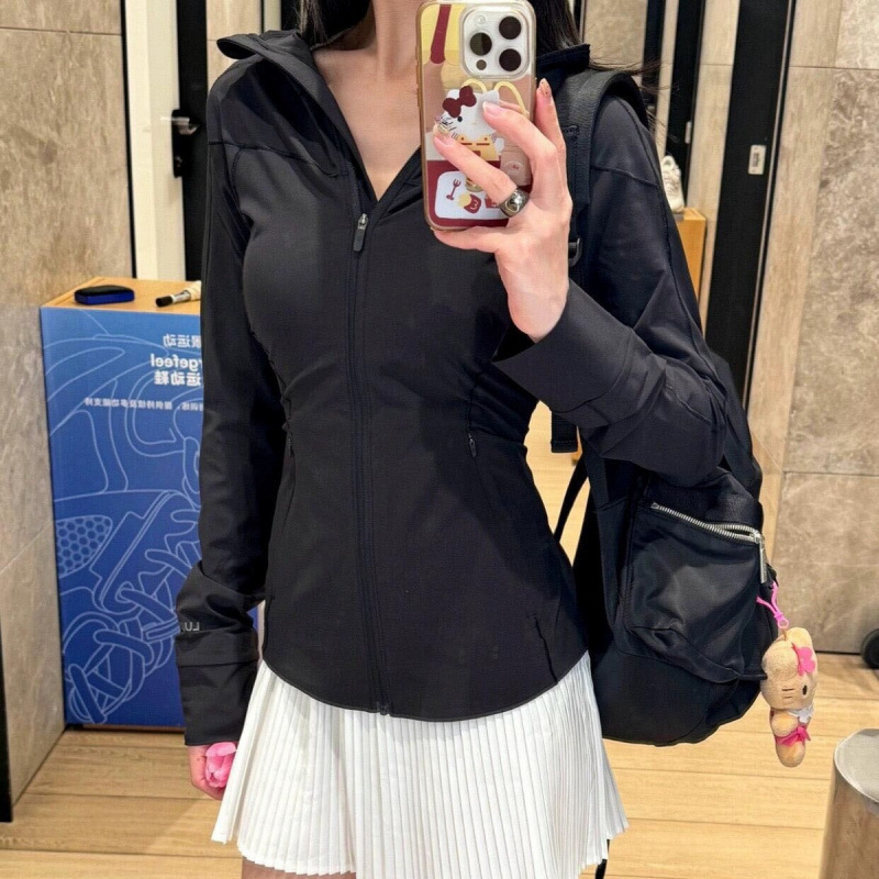 Sievietes kapucēta sporta jaka ar saules aizsardzību, vasara 2025, Lycra/Spandex audums, saturs 31-50%