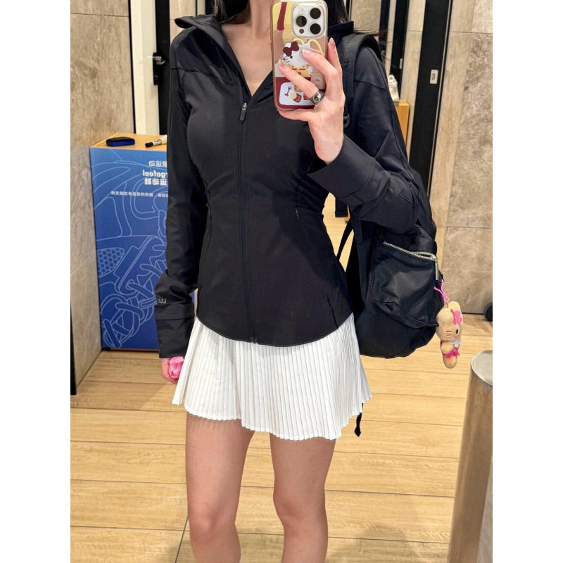 Sievietes kapucēta sporta jaka ar saules aizsardzību, vasara 2025, Lycra/Spandex audums, saturs 31-50%