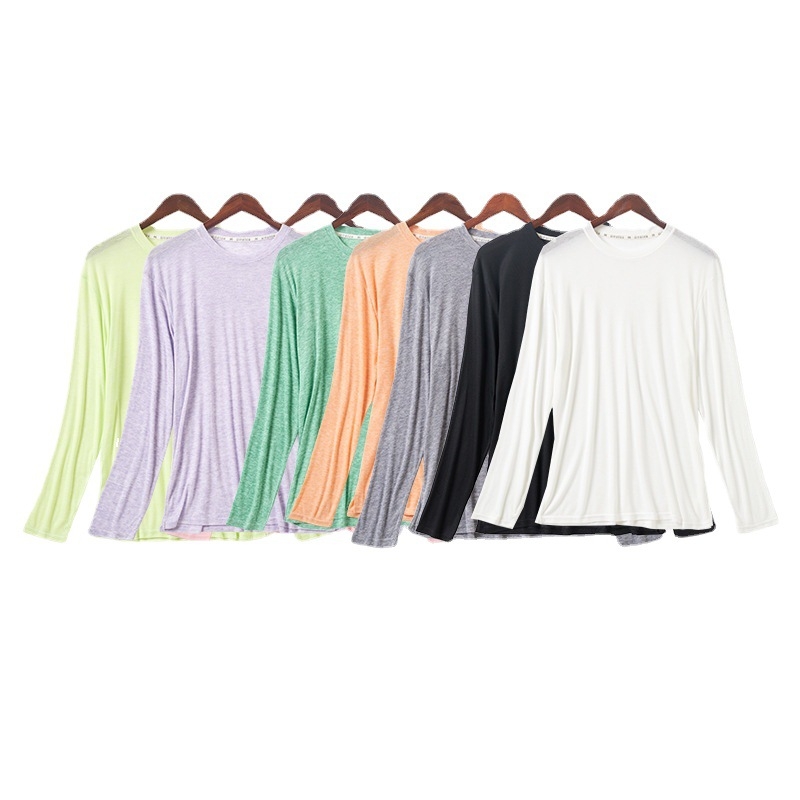 Ženski pleteni top od Ice Silk – labav kroj, dugi rukavi, UPF50+ zaštita od sunca