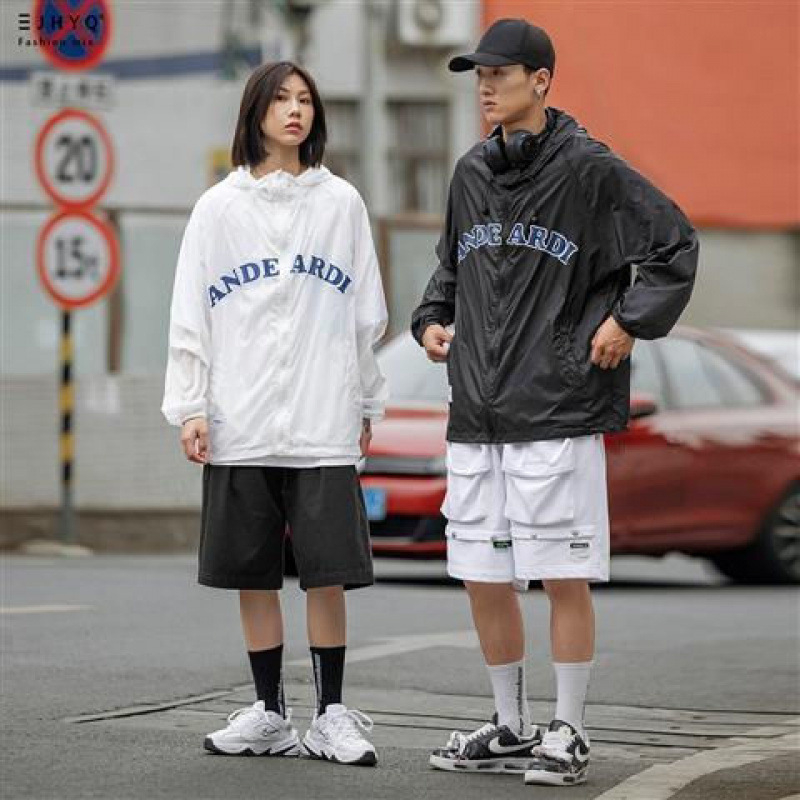 Ženska lagana kapuljačasta jakna za zaštitu od sunca, ljetni sportski stil, opuštena silueta