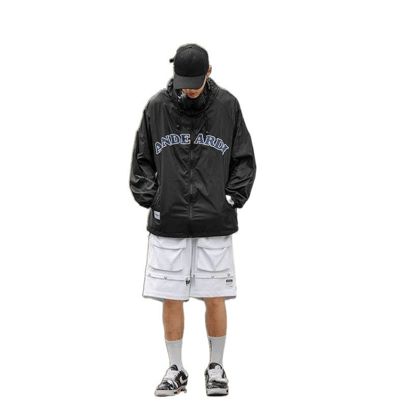 Ženska lagana kapuljačasta jakna za zaštitu od sunca, ljetni sportski stil, opuštena silueta