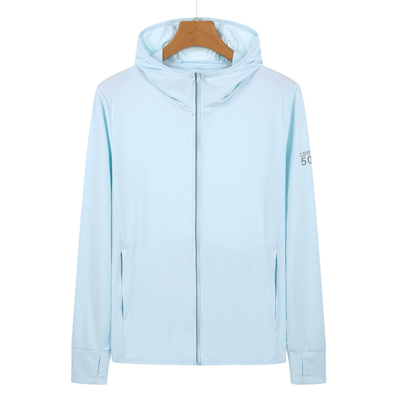Vanjska jakna za vjetar, unisex, UPF50+ zaštita od sunca, prozračna, kapuljača, najlon