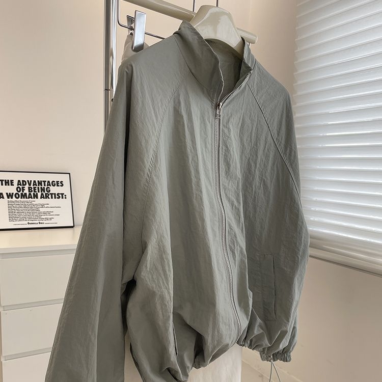 Ženska denim-pamučna jakna, stojeći ovratnik, bez rukava, A-silueta, proljeće 2025