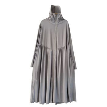 Női UV-védő hosszú kabát Ice Silk anyagból, lélegző, cipzár, hosszú ujjak, UPF50+