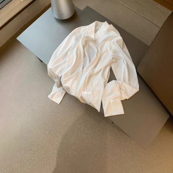 Zaštitna prozračna majica za sunce - Slim fit, najlon, dugi rukav, zatvarač, tanko tkivo