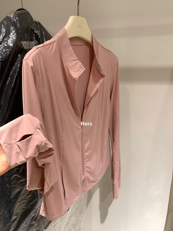 Zaštitna prozračna majica za sunce - Slim fit, najlon, dugi rukav, zatvarač, tanko tkivo