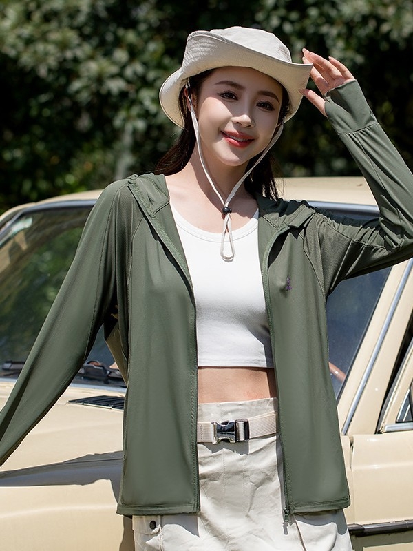 Jachetă unisex cu protecție UV UPF50+, din poliester, respirabilă, pentru camping, drumeții și pescuit