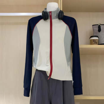 Jachetă din chenille cu spandex, fără mâneci, guler înălțat, croială slim-fit, primăvara 2025