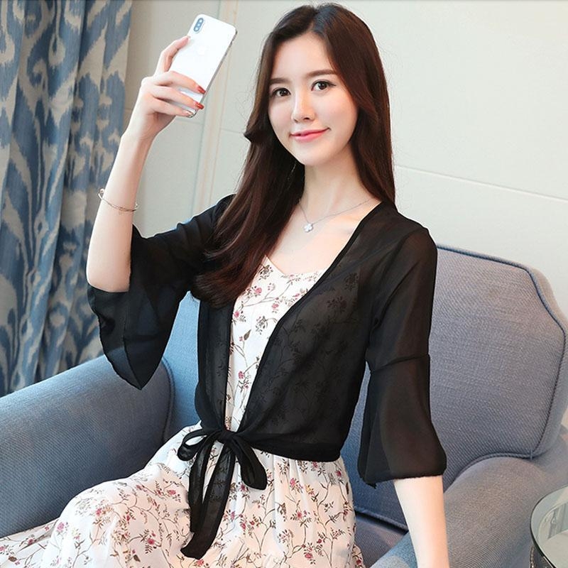 Jachetă cu croială în A, fără mâneci, guler POLO, chenille-spandex, yarn-dyed, vara 2024