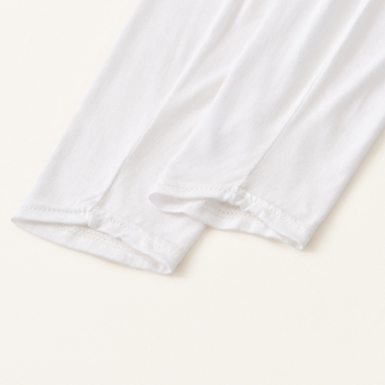 Top din bumbac mercerizat, cu detaliu eșarfă pe umăr | respirabil, menține căldura, protecție împotriva umbrelor | conținut de bumbac 21-30% | siluetă medie-lungă | stil dulce