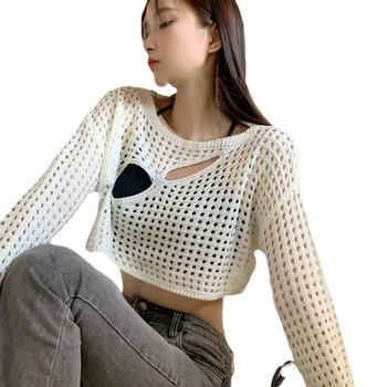 Pamukasta majica s zaštitom od sunca, dugi rukavi, tanak materijal, duljina 40–50 cm, UPF30+, ljeto 2025