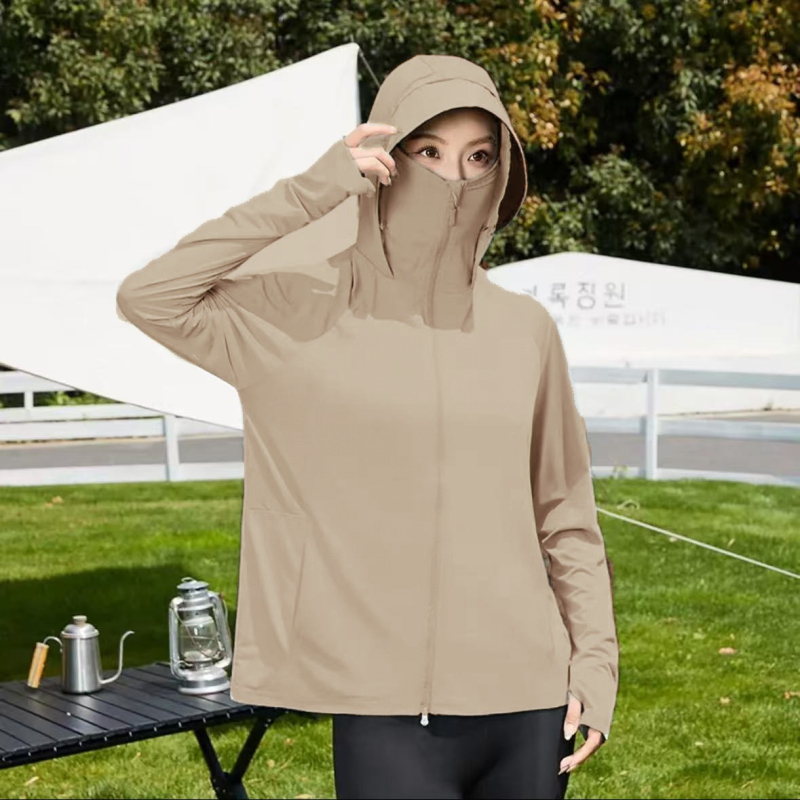 Ženska majica s UV zaštitom od ice silk, lagana i prozračna za ljeto na otvorenom
