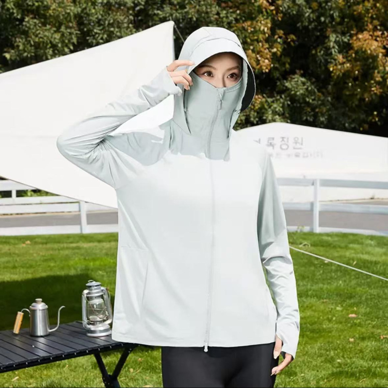 Ženska majica s UV zaštitom od ice silk, lagana i prozračna za ljeto na otvorenom