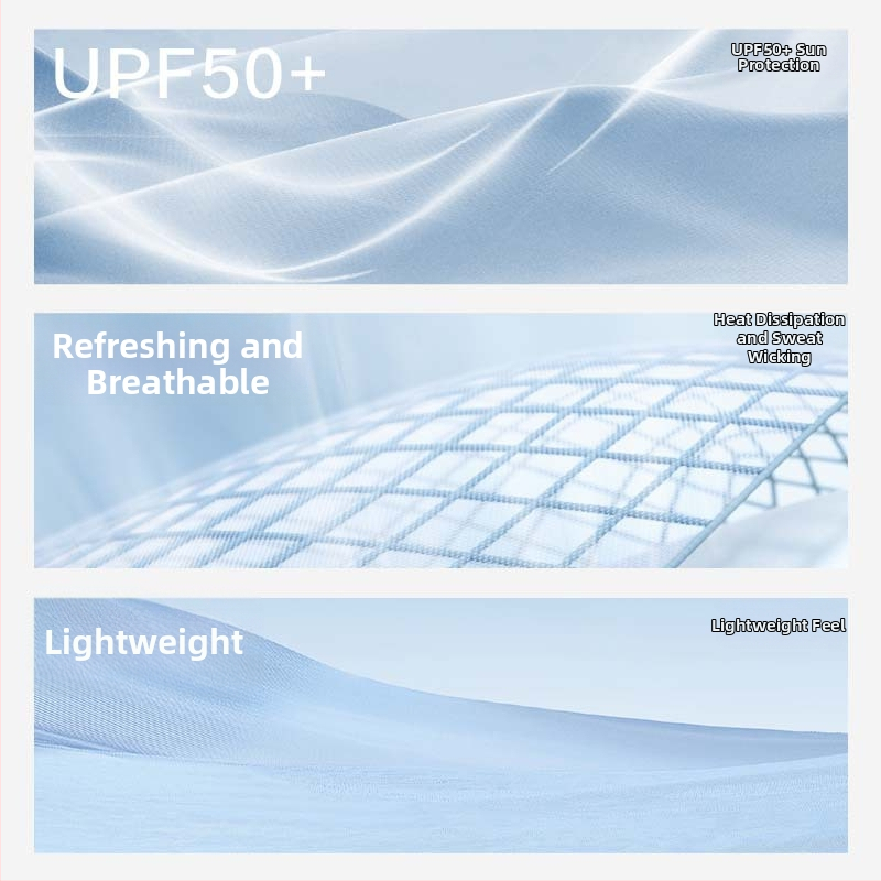 Jachetă de exterior ușoară cu protecție UV UPF50+, respirabilă, nailon, cu glugă