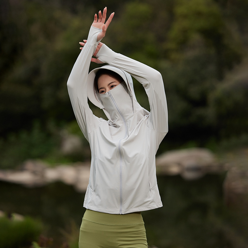 Unisex windbreaker od najlona s UV50+, prozračan, kapuljača, vodootporan, brzo se suši