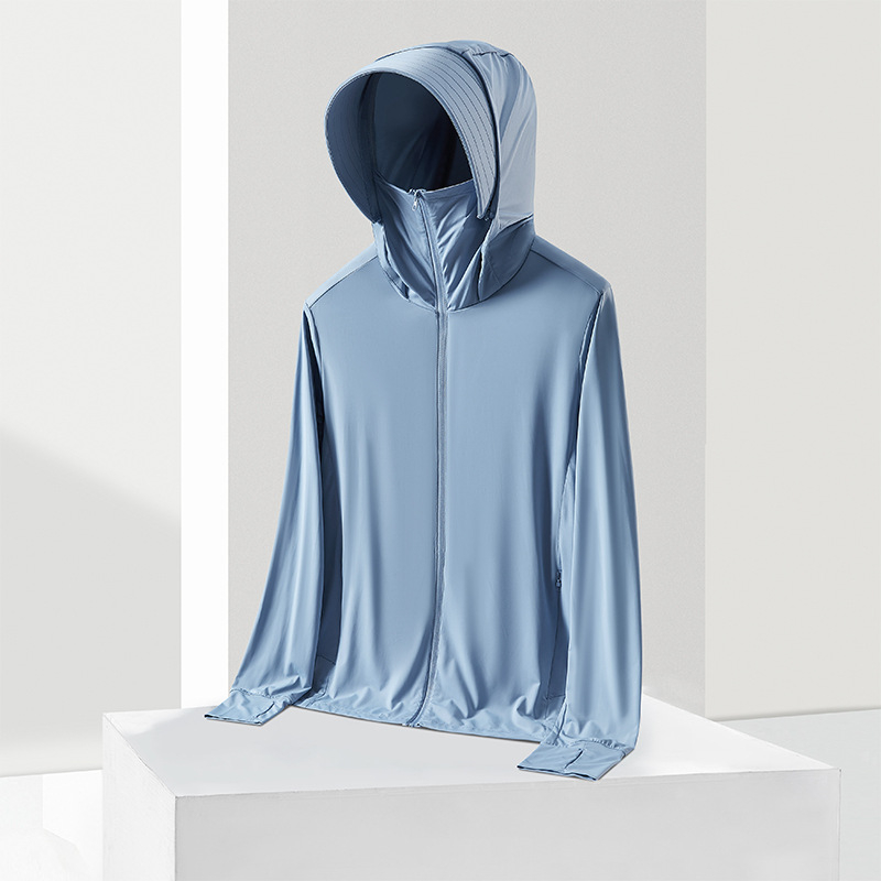 Unisex windbreaker od najlona s UV50+, prozračan, kapuljača, vodootporan, brzo se suši