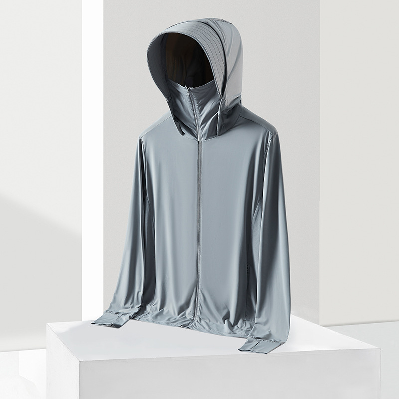 Unisex windbreaker od najlona s UV50+, prozračan, kapuljača, vodootporan, brzo se suši