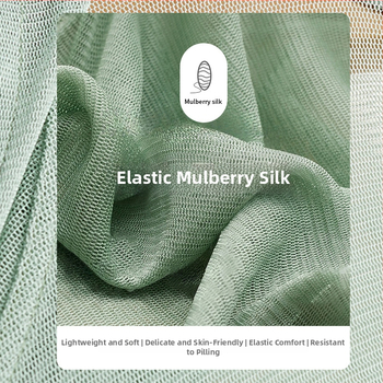 Dámska sieťovaná bunda z hodvábnej zmesi na ochranu proti slnku, dlhé rukávy, úzky strih, 23% Mulberry hodváb, 77% viskóza