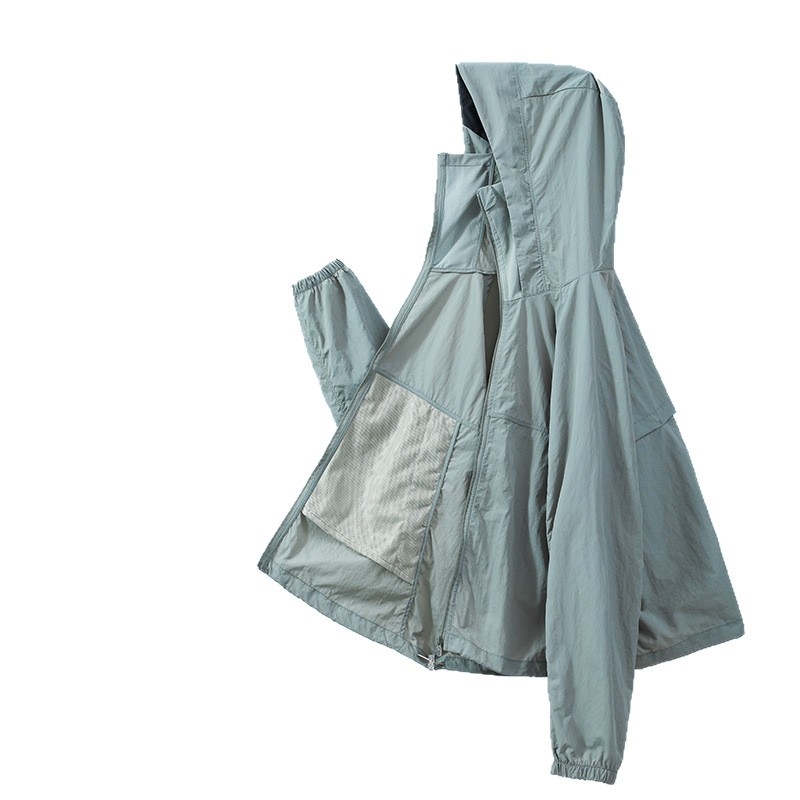 Jachetă cu Protecție UV - Respirabilă, Croială Lejeră, Material Nylon, Conținut 71-80% Nylon, Vara 2025
