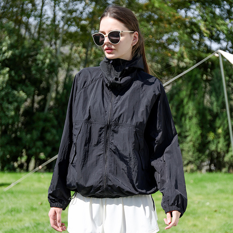 Jachetă cu Protecție UV - Respirabilă, Croială Lejeră, Material Nylon, Conținut 71-80% Nylon, Vara 2025