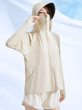 Ženska lagana ljetna jakna od ice silk, UPF50+ zaštita od sunca, širok kroj, za outdoor, osvježavajući osjećaj na koži