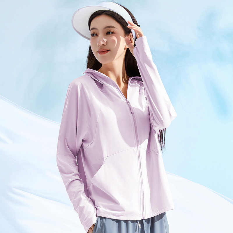 Ženska lagana ljetna jakna od ice silk, UPF50+ zaštita od sunca, širok kroj, za outdoor, osvježavajući osjećaj na koži