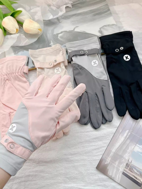 Mănuși de protecție UV pentru ciclism, antiderapante, material ice silk și bumbac