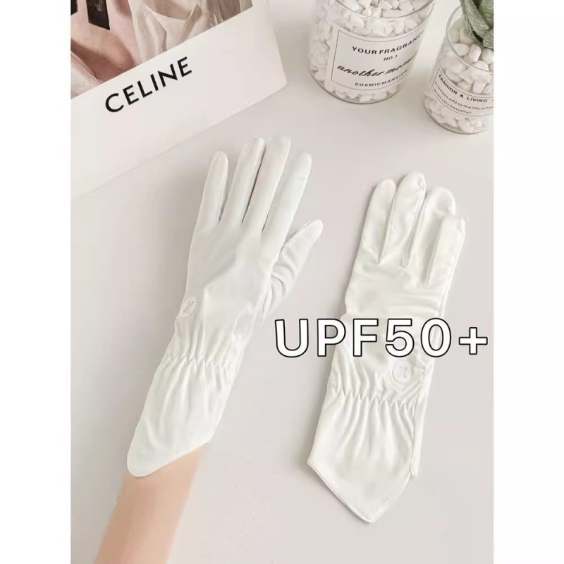 Mănuși de protecție UV pentru ciclism, antiderapante, material ice silk și bumbac