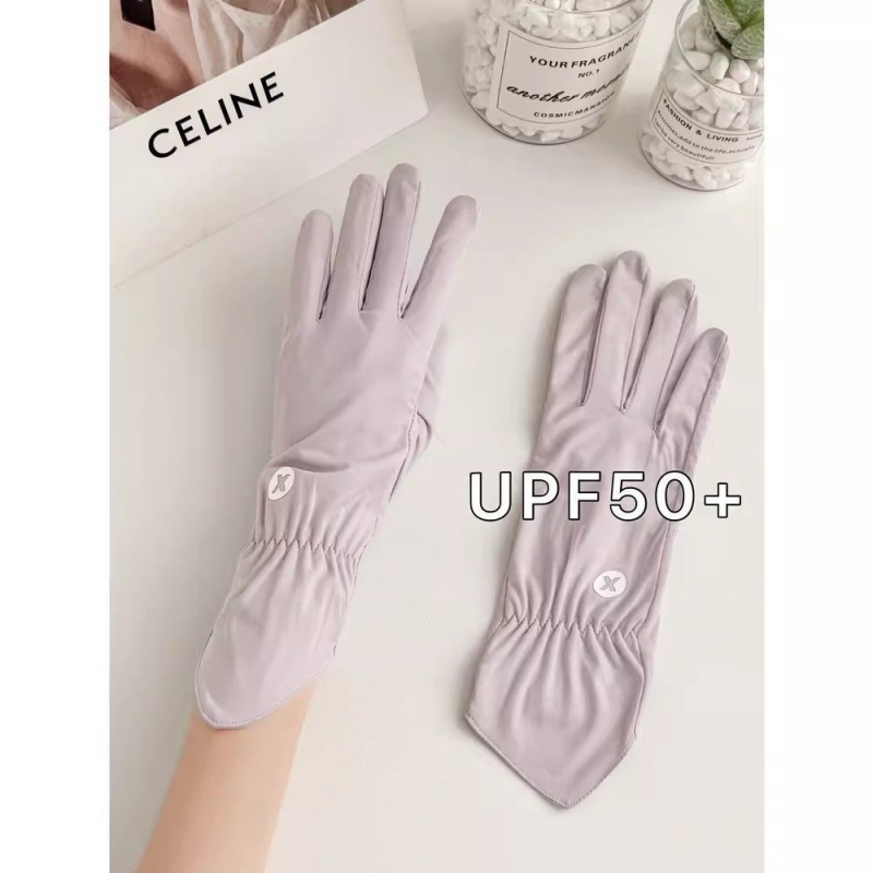 Mănuși de protecție UV pentru ciclism, antiderapante, material ice silk și bumbac