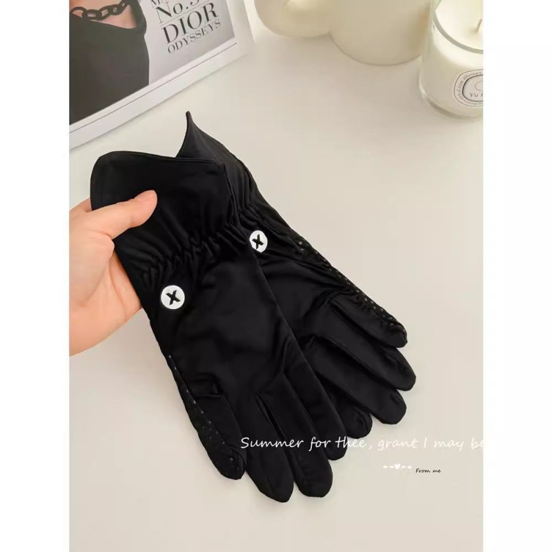 Mănuși de protecție UV pentru ciclism, antiderapante, material ice silk și bumbac